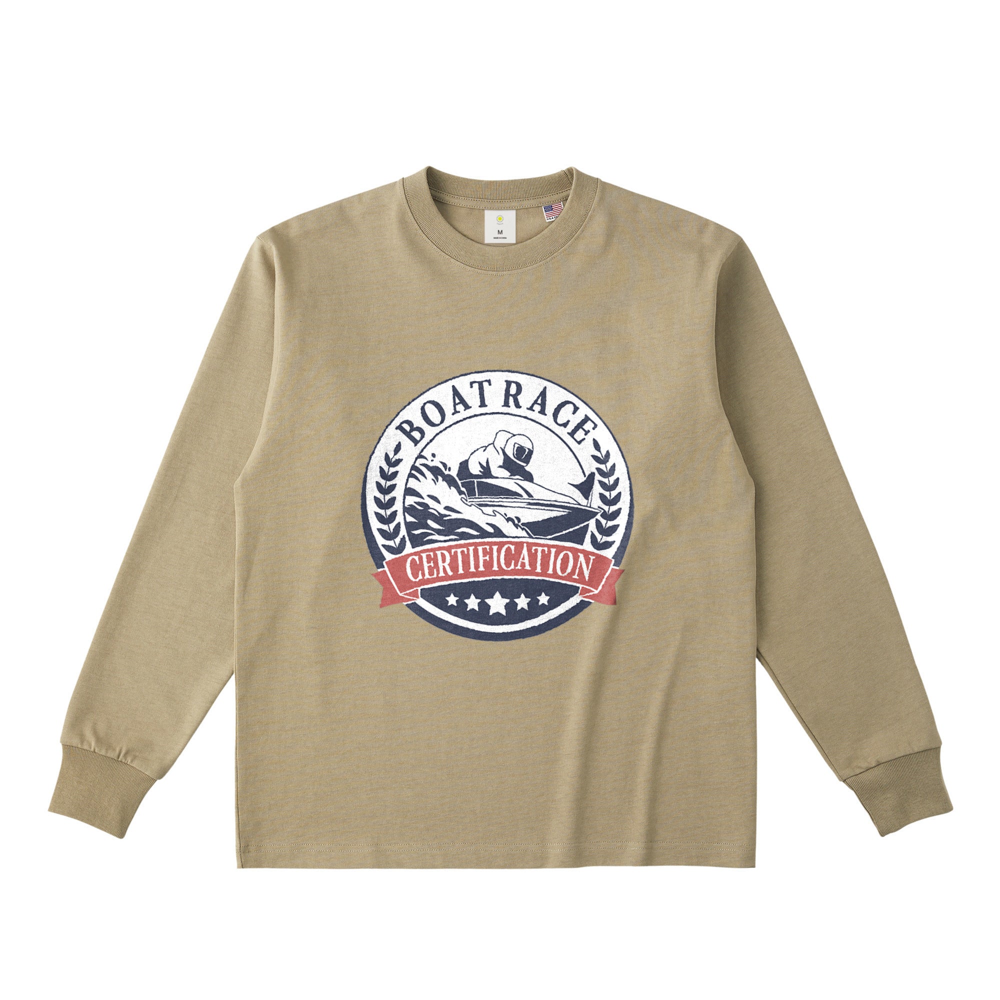 ボートレース検定オフィシャル　ロングスリーブTシャツ dull-sand image