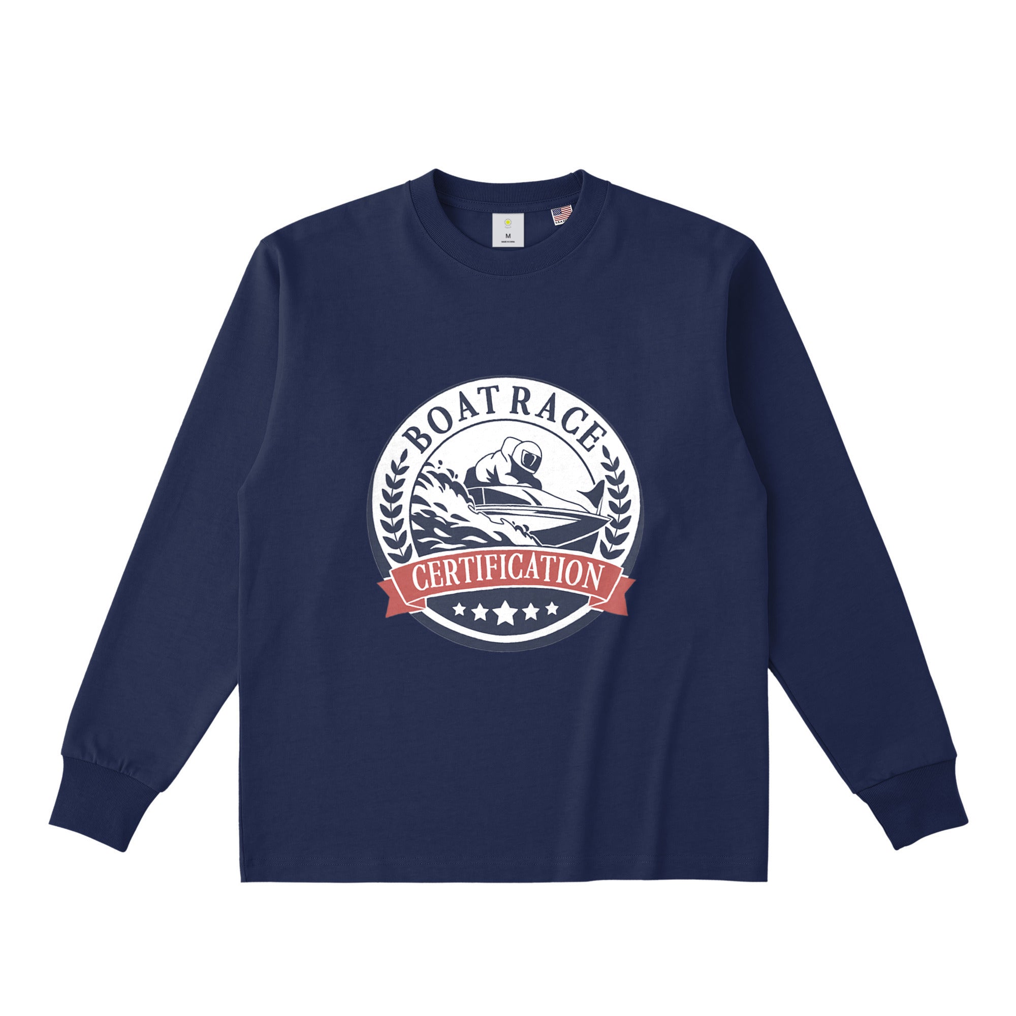 ボートレース検定オフィシャル　ロングスリーブTシャツ navy image