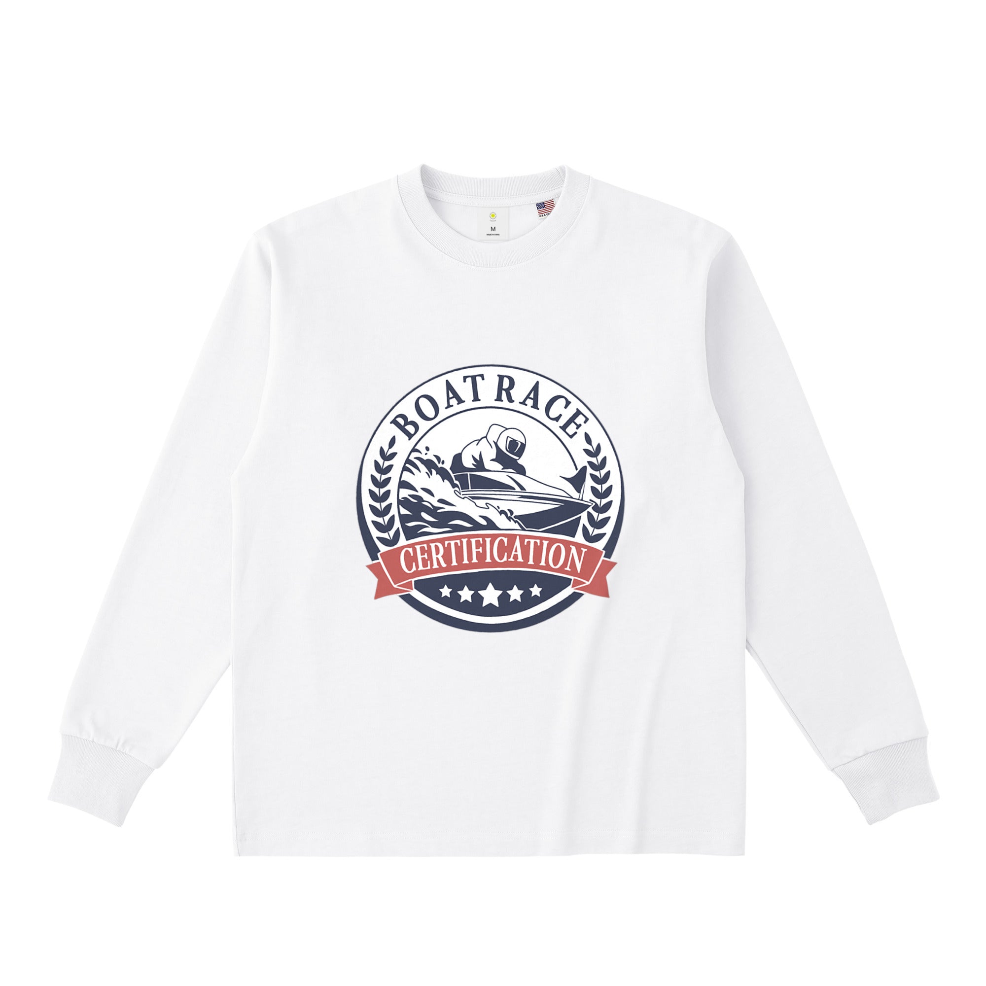 ボートレース検定オフィシャル　ロングスリーブTシャツ white image