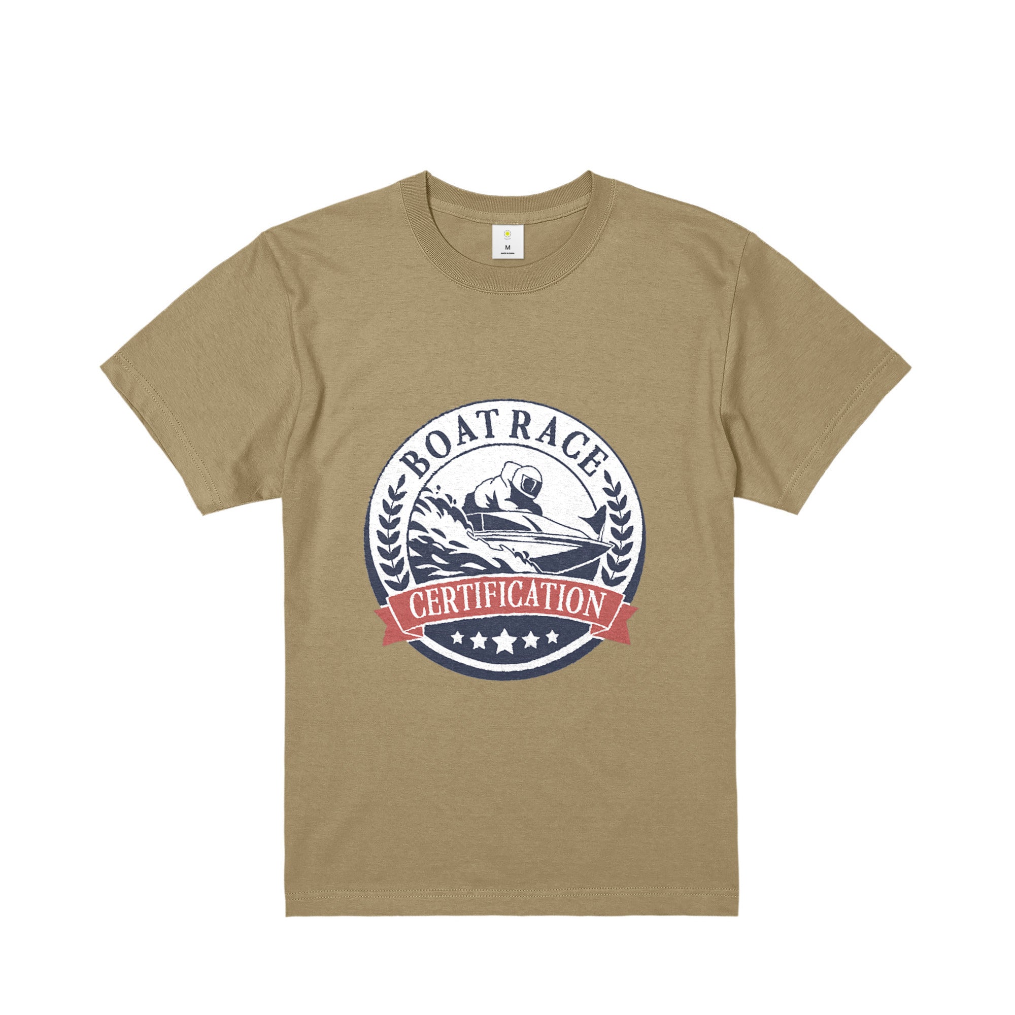 ボートレース検定オフィシャルTシャツ sand-khaki image