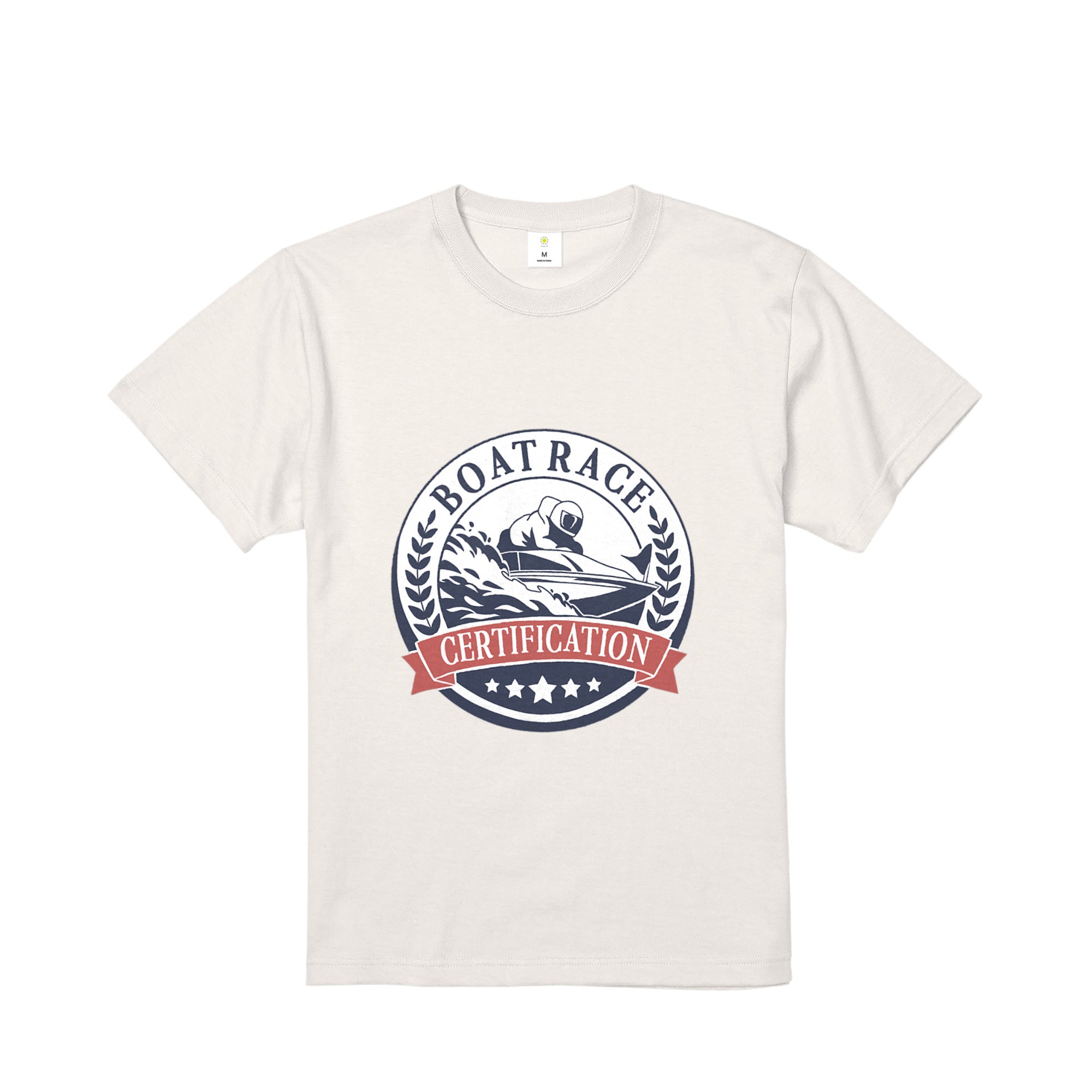 ボートレース検定オフィシャルTシャツ vanilla-white image